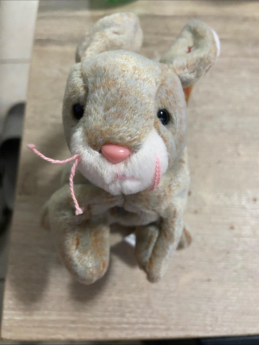 Ty Beanie Babies Nibbly Rabbit 1999 DOB 1998 Plush